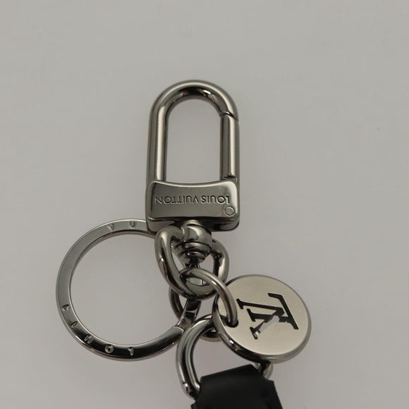 LOUIS VUITTON Monogram Eclipse Porte Cles Dragonne Key Holder M61950 Auth BA985A