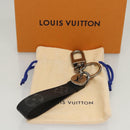 LOUIS VUITTON Monogram Eclipse Porte Cles Dragonne Key Holder M61950 Auth BA985AM-8