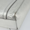 BALENCIAGA Everyday Tote XXS Shoulder Bag Leather 2way Silver 55185 Auth BA9862-9
