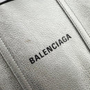BALENCIAGA Everyday Tote XXS Shoulder Bag Leather 2way Silver 55185 Auth BA9862-19
