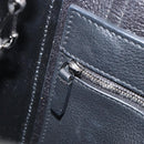 BALENCIAGA Everyday Tote XXS Shoulder Bag Leather 2way Silver 55185 Auth BA9862-23