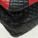 Gianni Versace Ketten-Umhängetasche Leder Schwarz Gold Auth BA9863V-8