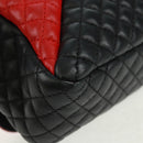 Gianni Versace Ketten-Umhängetasche Leder Schwarz Gold Auth BA9863V-16