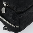 Stella MacCartney Falabella Backpack polyester Black Silver Auth BA9869-11