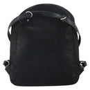 Stella MacCartney Falabella Backpack polyester Black Silver Auth BA9869-3