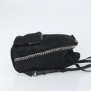 Stella MacCartney Falabella Backpack polyester Black Silver Auth BA9869-4