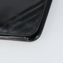 CHANEL Chain Shoulder Bag Patent leather Black Gold CC Auth BA9872-16