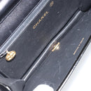CHANEL Chain Shoulder Bag Patent leather Black Gold CC Auth BA9872-12