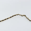 CHANEL Chain Shoulder Bag Patent leather Black Gold CC Auth BA9872-8