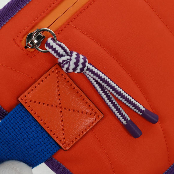 GUCCI Interlocking G Waist Bag Nylon Purple Silver 752102 Auth BA9874V