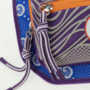 GUCCI Interlocking G Waist Bag Nylon Purple Silver 752102 Auth BA9874V-21
