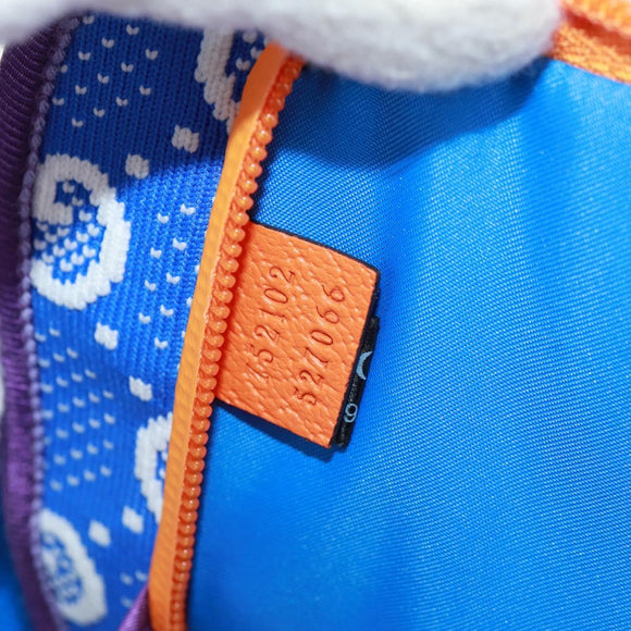 GUCCI Interlocking G Waist Bag Nylon Purple Silver 752102 Auth BA9874V