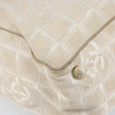 CHANEL New Travel Line Tote Bag Nylon Pink Gold CC Auth BA9876-11