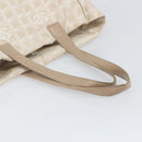 CHANEL New Travel Line Tote Bag Nylon Pink Gold CC Auth BA9876-7