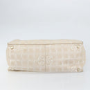 CHANEL New Travel Line Tote Bag Nylon Pink Gold CC Auth BA9876-9
