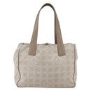 CHANEL New Travel Line Tote Bag Nylon Pink Gold CC Auth BA9877-13