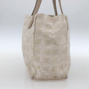 CHANEL New Travel Line Tote Bag Nylon Pink Gold CC Auth BA9877-3