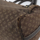 LOUIS VUITTON Mini Lin Speedy Bandouliere 30 Bag Brown M95224 Auth BA9878-14