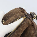 LOUIS VUITTON Mini Lin Speedy Bandouliere 30 Bag Brown M95224 Auth BA9878-17