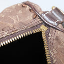 LOUIS VUITTON Mini Lin Speedy Bandouliere 30 Bag Brown M95224 Auth BA9878-18