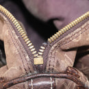 LOUIS VUITTON Mini Lin Speedy Bandouliere 30 Bag Brown M95224 Auth BA9878-19