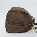 LOUIS VUITTON Mini Lin Speedy Bandouliere 30 Bag Brown M95224 Auth BA9878-4