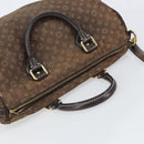 LOUIS VUITTON Mini Lin Speedy Bandouliere 30 Bag Brown M95224 Auth BA9878-6