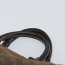 LOUIS VUITTON Mini Lin Speedy Bandouliere 30 Bag Brown M95224 Auth BA9878-8