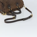 LOUIS VUITTON Mini Lin Speedy Bandouliere 30 Bag Brown M95224 Auth BA9878-9