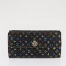LOUIS VUITTON Monogram Monogram Multicolor Wallet 4 Set Black Brown Auth BA9884-17