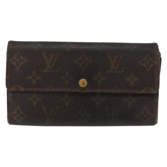 LOUIS VUITTON Monogram Monogram Multicolor Wallet 4 Set Black Brown Auth BA9884