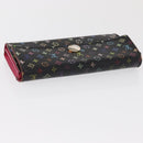 LOUIS VUITTON Monogram Monogram Multicolor Wallet 4 Set Black Brown Auth BA9884-20