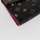 LOUIS VUITTON Monogram Monogram Multicolor Wallet 4 Set Black Brown Auth BA9884-22