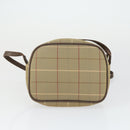 BURBERRY Nova Check Umhängetasche Canvas Leder 3er-Set Beige Braun Original BA9885-10