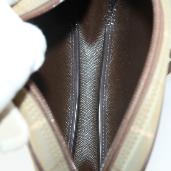 BURBERRY Nova Check Umhängetasche Canvas Leder 3er-Set Beige Braun Original BA9885