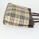 BURBERRY Nova Check Umhängetasche Canvas Leder 3er-Set Beige Braun Original BA9885-4