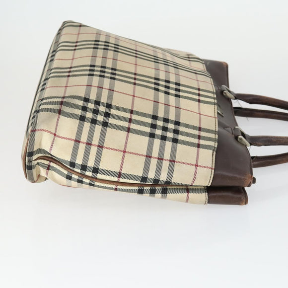 BURBERRY Nova Check Umhängetasche Canvas Leder 3er-Set Beige Braun Original BA9885