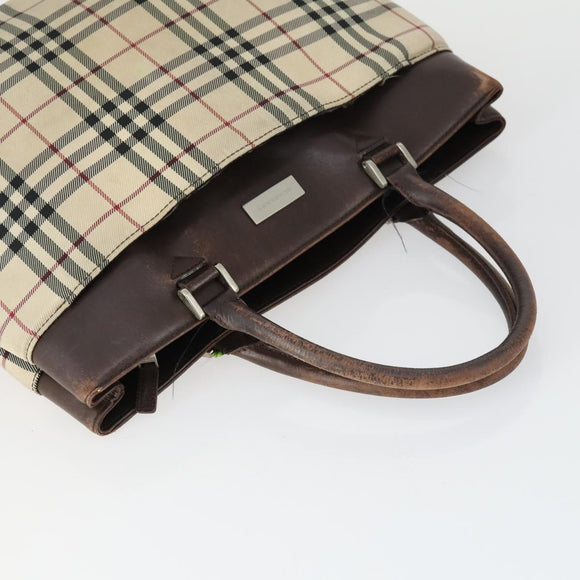 BURBERRY Nova Check Umhängetasche Canvas Leder 3er-Set Beige Braun Original BA9885