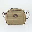 BURBERRY Nova Check Umhängetasche Canvas Leder 3er-Set Beige Braun Original BA9885-9