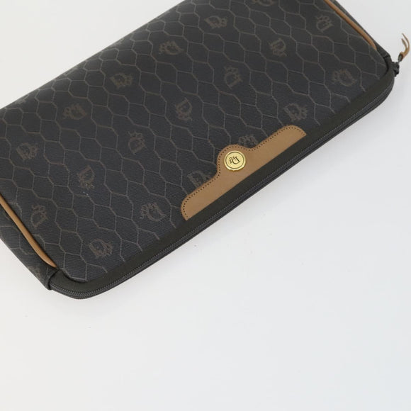 CELINE Christian Dior Givenchy Bag Leather PVC 3 Set Brown Black Auth BA9889