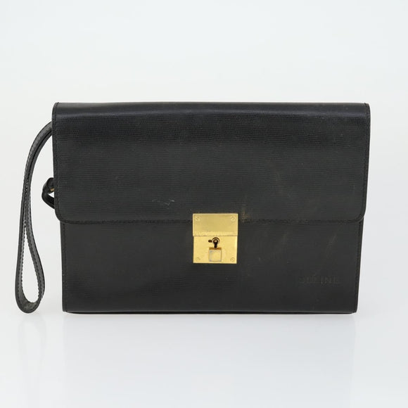 CELINE Christian Dior Givenchy Bag Leather PVC 3 Set Brown Black Auth BA9889
