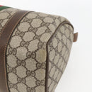 GUCCI GG Supreme Web Sherry Line Hand Bag PVC Beige Gold 69 012 3841 Auth BA9892-16