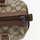 GUCCI GG Supreme Web Sherry Line Hand Bag PVC Beige Gold 69 012 3841 Auth BA9892-10