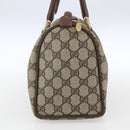 GUCCI GG Supreme Web Sherry Line Hand Bag PVC Beige Gold 69 012 3841 Auth BA9892-3