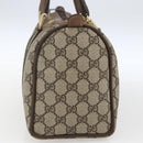 GUCCI GG Supreme Web Sherry Line Hand Bag PVC Beige Gold 69 012 3841 Auth BA9892-4