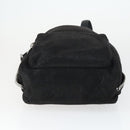 Stella MacCartney Backpack Suede Black Silver Auth BA9895-12