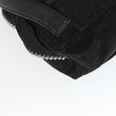 Stella MacCartney Backpack Suede Black Silver Auth BA9895-16