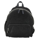 Stella MacCartney Backpack Suede Black Silver Auth BA9895-2