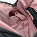 Stella MacCartney Backpack Suede Black Silver Auth BA9895-20