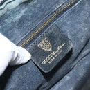 GUCCI GG Supreme Sherry Line Boston Bag PVC Navy Gold 33 013 4133 Auth BA9898-16